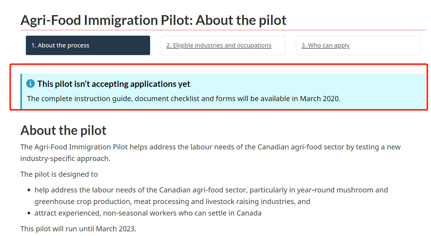 加拿大農(nóng)業(yè)移民政策