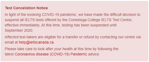 雅思考試暫停，留學加拿大怎么辦？看看當地大學怎么說！